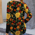 Printed Round Neck Long Sleeve T-Shirt