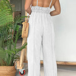 Full Size Spaghetti Strap Jumpsuit with Pockets