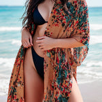 Printed Open Front Cover-Up