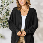 Basic Bae Full Size Ribbed Cocoon Cardigan