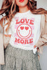 LOVE MORE SMILEY GRAPHIC TEE