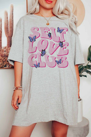 SELF LOVE CLUB BUTTERFLY GRAPHIC TEE