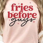 FRIES BEFORE GUYS GRAPHIC TEE / T-SHIRT