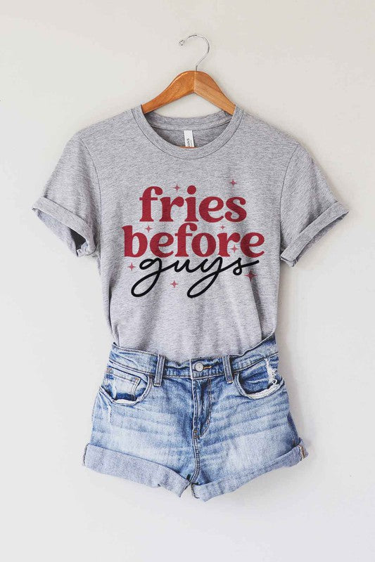 FRIES BEFORE GUYS GRAPHIC TEE / T-SHIRT