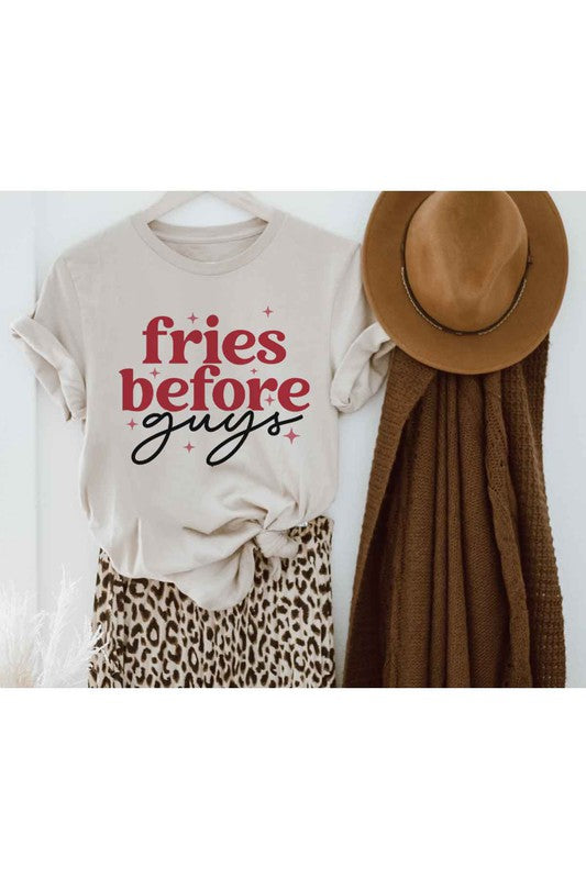 FRIES BEFORE GUYS GRAPHIC TEE / T-SHIRT