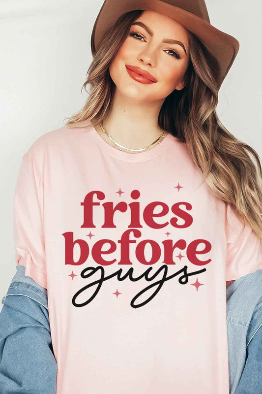 FRIES BEFORE GUYS GRAPHIC TEE / T-SHIRT