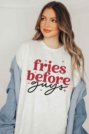 FRIES BEFORE GUYS GRAPHIC TEE / T-SHIRT