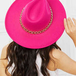 Fame Keep Your Promise Fedora Hat in Pink