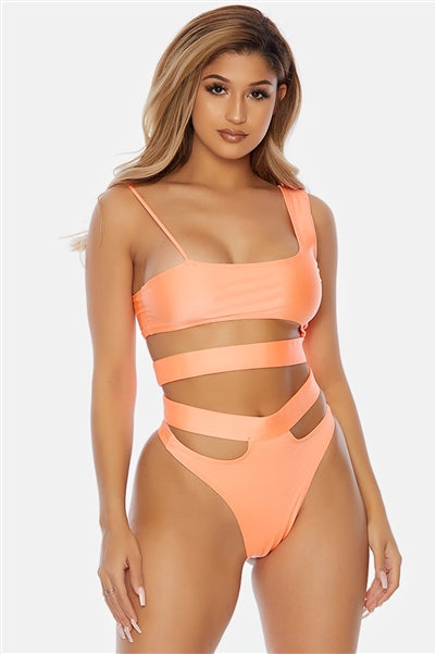 Pre-Order Orange Turks and Caicos Bikini Swimwear