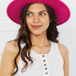 Fame Keep Your Promise Fedora Hat in Pink