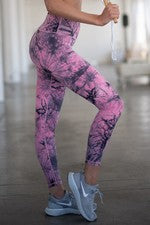 Pre- Order Buttery Soft Active Tie Dye Workout Leggings