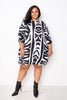 Zebra Bubbled Dress