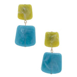 Acetate Resin Square Drop Earring