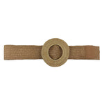 Modern Straw Round Belt