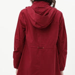 Long Line Hooded Utility Anorak Jacket Coat