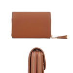 Chic Smooth Tassel Crossbody Bag