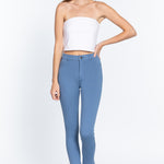 5-pockets Shape Skinny Ponte Mid-rise Pants