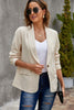 Pre- Order Lapel Collar Button Pocket Blazer