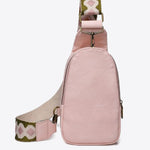 Adjustable Strap PU Leather Sling Bag