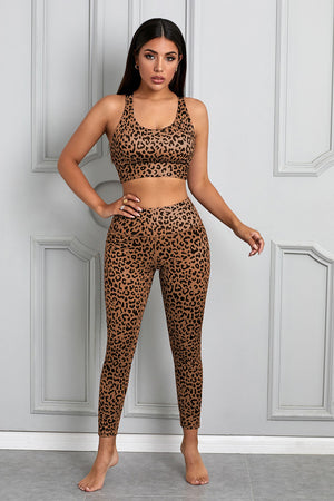 Pre Order Printed Sports Bra and Leggings Set