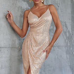 Pre-Order Spaghetti Strap Ruched Wrap Dress