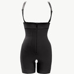 Full Size Zip Up Under-Bust Shaping Bodysuit