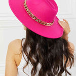 Fame Keep Your Promise Fedora Hat in Pink