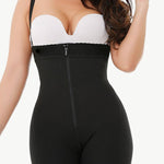 Full Size Zip Up Under-Bust Shaping Bodysuit