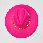 Fame Keep Your Promise Fedora Hat in Pink